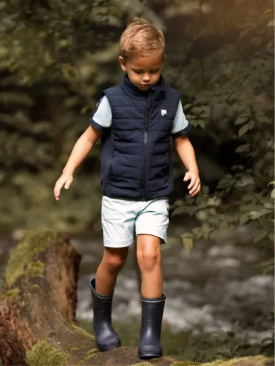 Bilde av WoolLand Vesterålen T-shirt kids  LightSky